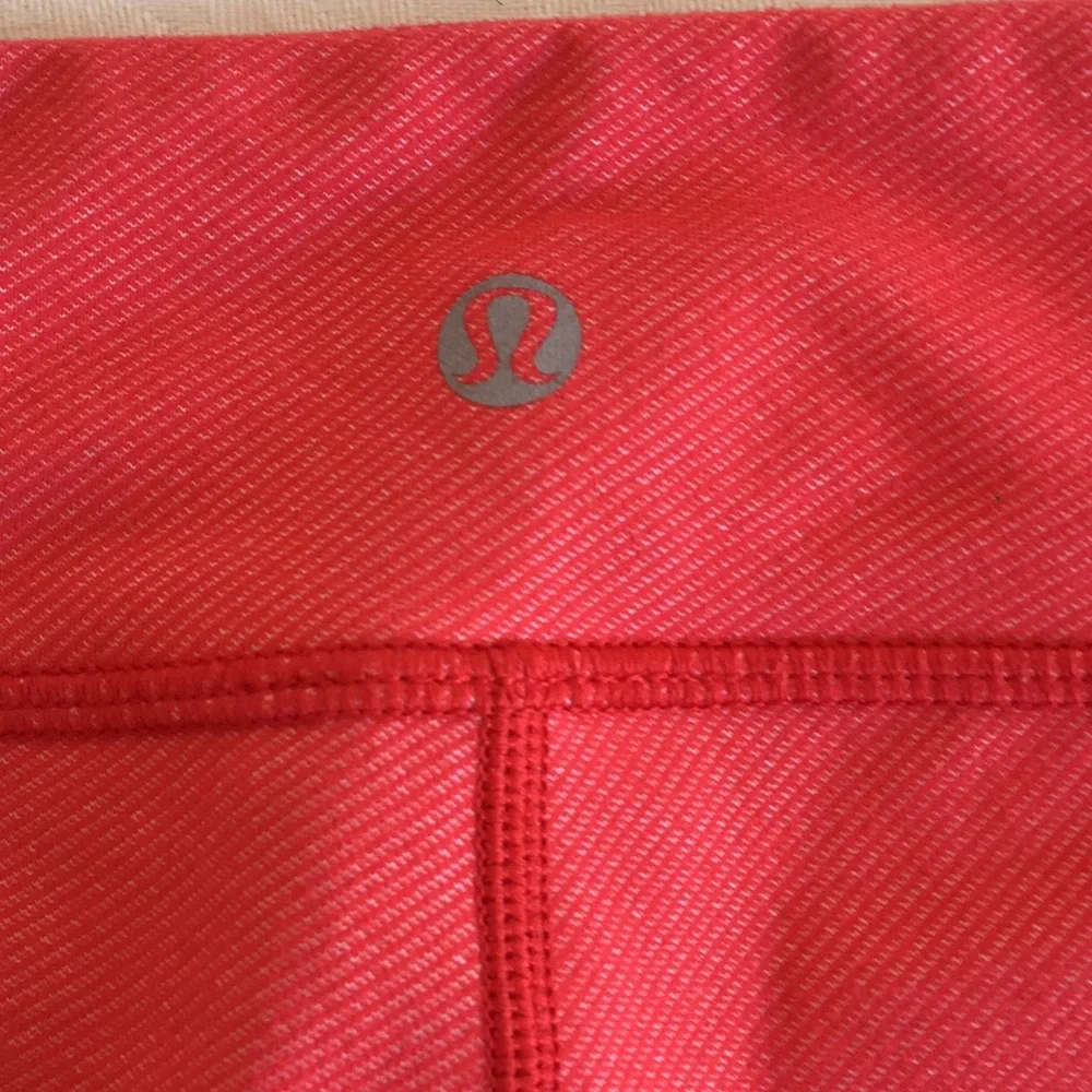 Lululemon PYB Pants in Love Red Slub Denim